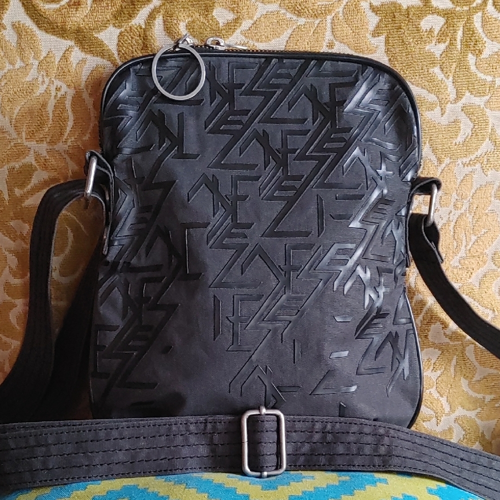 Vintage Diesel Crossbody Y2K Black Canvas